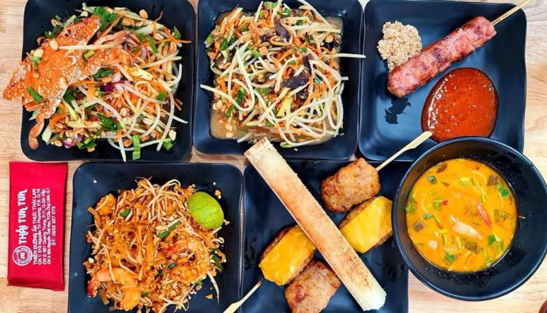 Các món ăn tại Thái Tuk Tuk đã được chuyển biến phù hợp với hương vị người Việt Nam